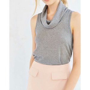 Cooperative Gray Swing Into Me Cowl Neck Tank